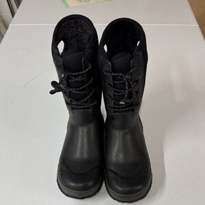 Bogs Arcata Lace KIDS  Black Kids Snow Boots